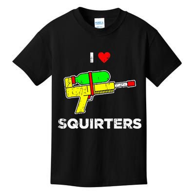 Retro I Heart Squirters Funny I Love Squirters Kids T-Shirt