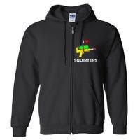 Retro I Heart Squirters Funny I Love Squirters Full Zip Hoodie