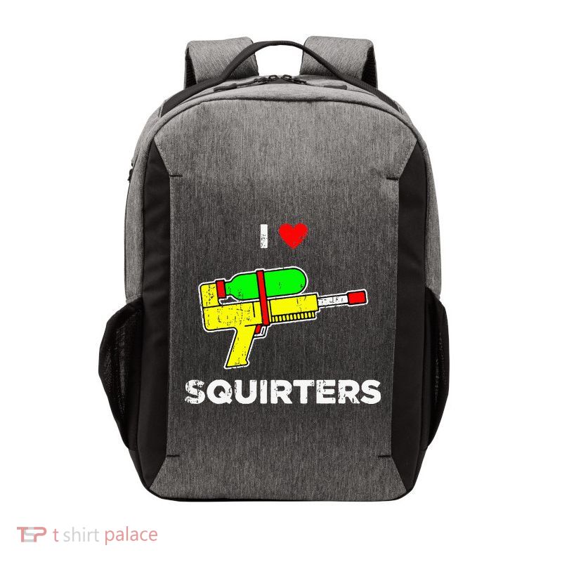 Retro I Heart Squirters Funny I Love Squirters Vector Backpack