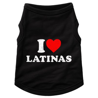 Retro I Heart Latinas Clothing I Love Latinas Doggie Tank