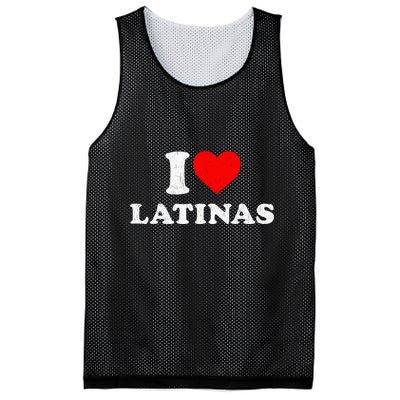 Retro I Heart Latinas Clothing I Love Latinas Mesh Reversible Basketball Jersey Tank
