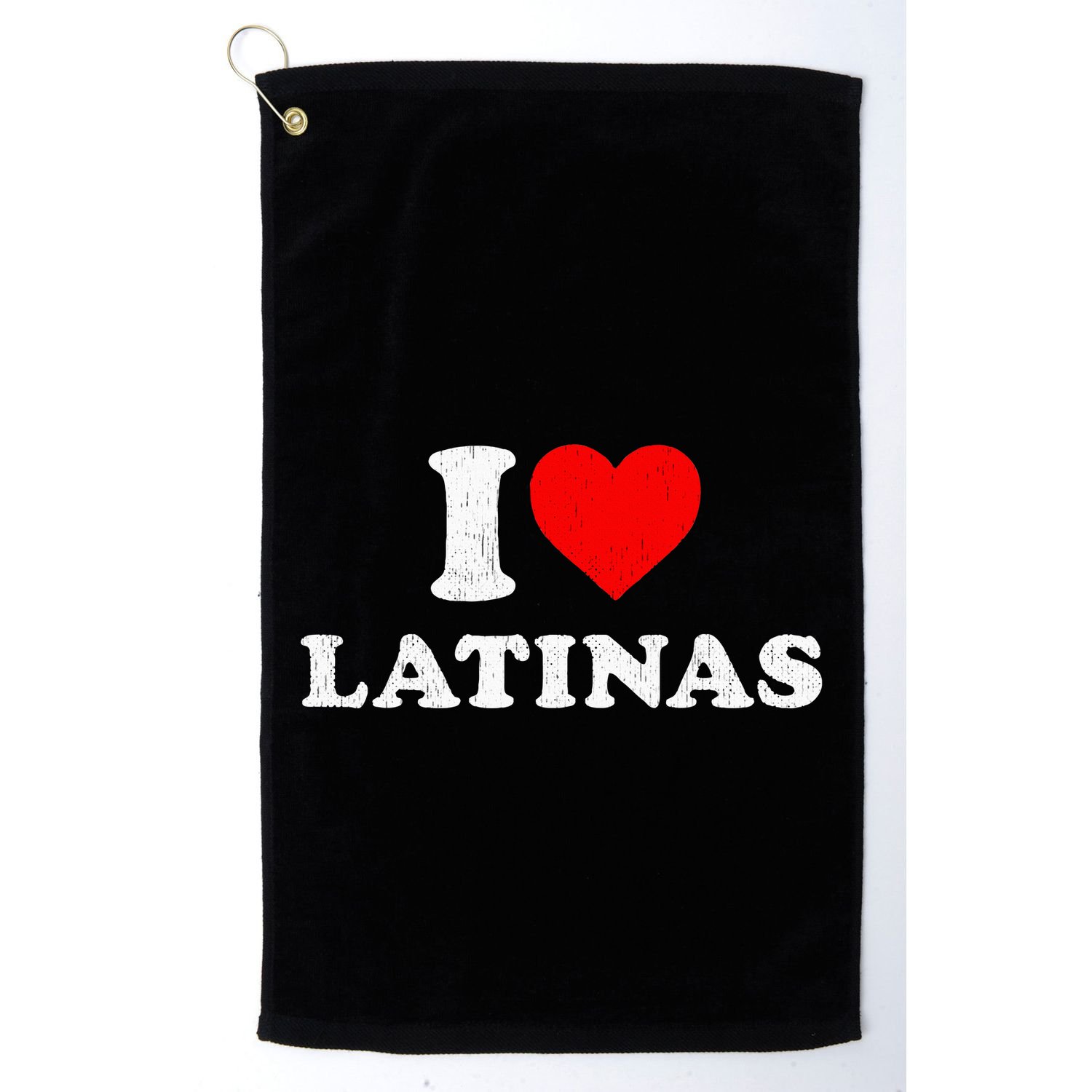 Retro I Heart Latinas Clothing I Love Latinas Golf Towel