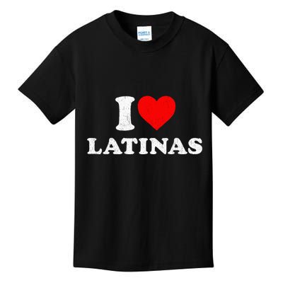 Retro I Heart Latinas Clothing I Love Latinas Kids T-Shirt