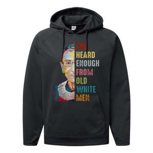 Rbg IVe Heard Enough From Old White Performance Fleece Hoodie