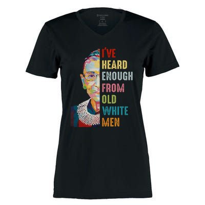 Rbg IVe Heard Enough From Old White Women's Momentum V-Neck T-Shirt