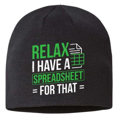 Relax I Have Spreadsheet For That Accountant Spreadsheet Sustainable Beanie