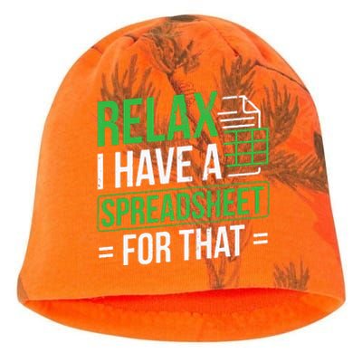 Relax I Have Spreadsheet For That Accountant Spreadsheet Kati - Camo Knit Beanie