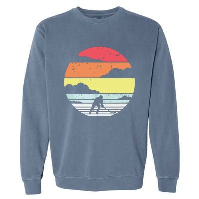 Retro Ice Hockey Shirts For Hockey Player Garment-Dyed Sweatshirt