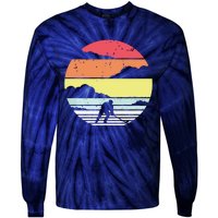 Retro Ice Hockey Shirts For Hockey Player Tie-Dye Long Sleeve Shirt