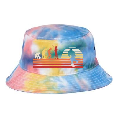 Retro Ice Hockey Player Gift Vintage Hockey Gift Tie Dye Newport Bucket Hat