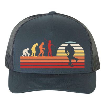 Retro Ice Hockey Player Gift Vintage Hockey Gift Yupoong Adult 5-Panel Trucker Hat