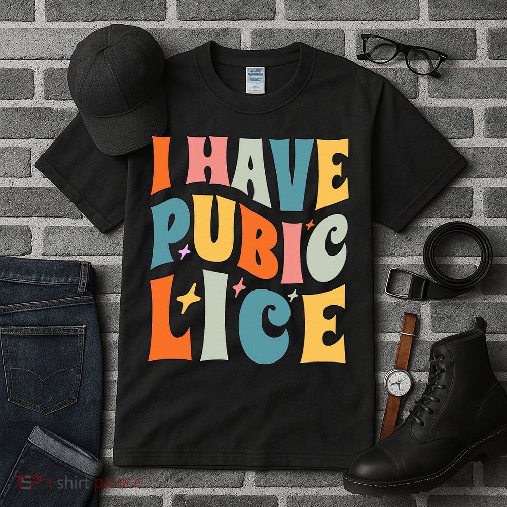 Retro I Have Pubic Lice. Offensive Inappropriate Meme Tall T-Shirt