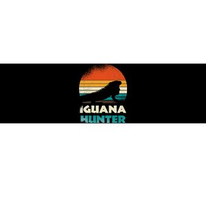 Retro Iguana Hunter Bumper Sticker