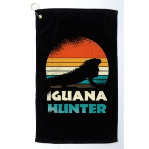 Retro Iguana Hunter Platinum Collection Golf Towel