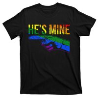 Retro I'm His He's Mine Gay Couples Im His Hes Mine Hes Mine T-Shirt