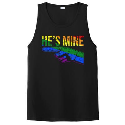 Retro I'm His He's Mine Gay Couples Im His Hes Mine Hes Mine PosiCharge Competitor Tank