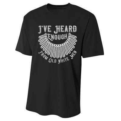 Rbg IVe Heard Enough From Old White Me.N Performance Sprint T-Shirt