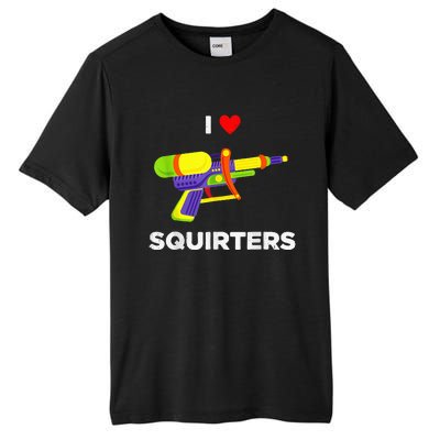 Retro I Heart Squirters I Love Squirters Tall Fusion ChromaSoft Performance T-Shirt