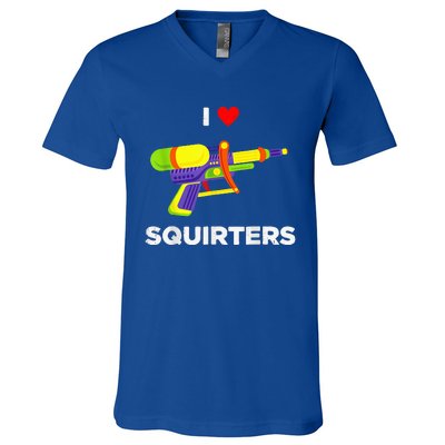 Retro I Heart Squirters I Love Squirters V-Neck T-Shirt