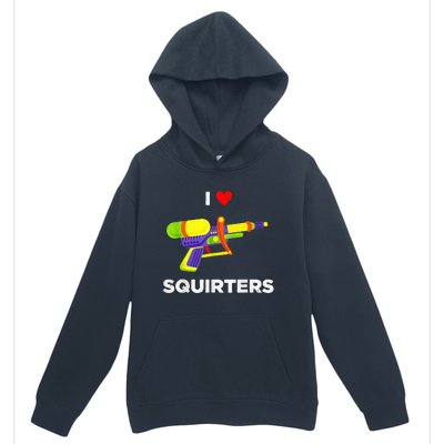 Retro I Heart Squirters I Love Squirters Urban Pullover Hoodie