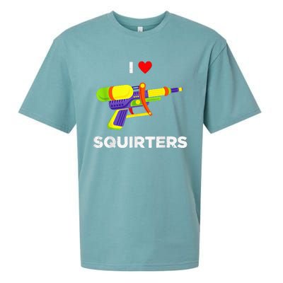 Retro I Heart Squirters I Love Squirters Sueded Cloud Jersey T-Shirt