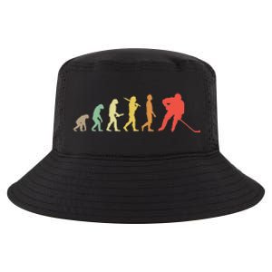 Retro Ice Hockey Evolution Gift For Ice Hockey Players Cool Comfort Performance Bucket Hat