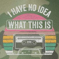 Retro I Have No Idea What This Is Funny Cassette Legacy Tie Dye Trucker Hat