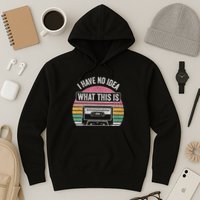 Retro I Have No Idea What This Is Funny Cassette Hoodie