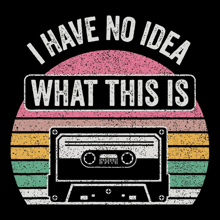 Retro I Have No Idea What This Is Funny Cassette Youth Performance Sprint T-Shirt