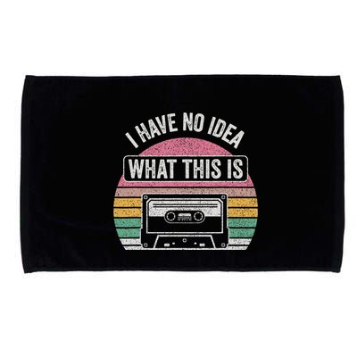 Retro I Have No Idea What This Is Funny Cassette Microfiber Hand Towel