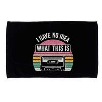 Retro I Have No Idea What This Is Funny Cassette Microfiber Hand Towel