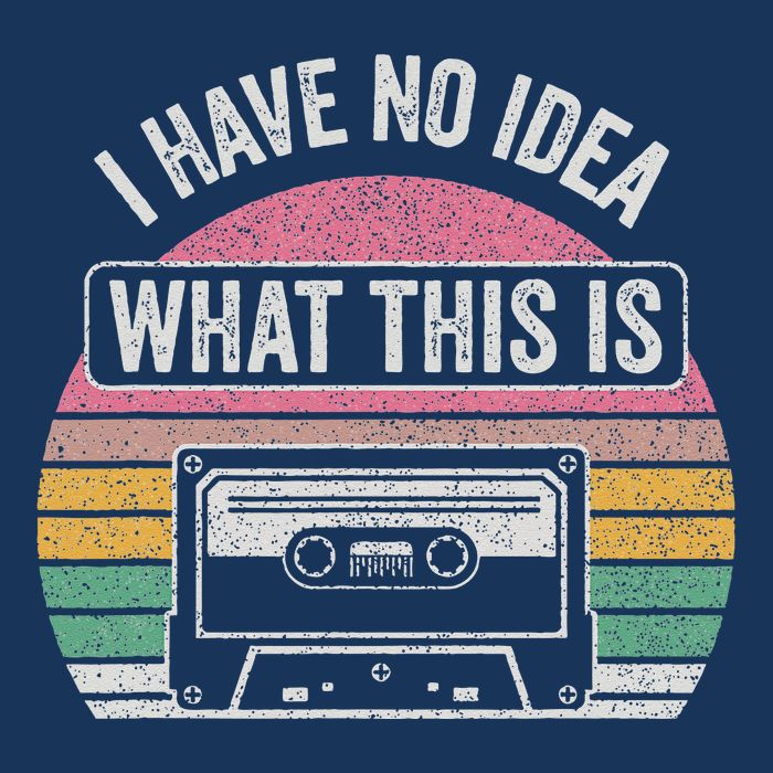 Retro I Have No Idea What This Is Funny Cassette Infant Baby Jersey Bodysuit