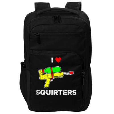 Retro I Heart Squirters Funny I Love Squirters Impact Tech Backpack