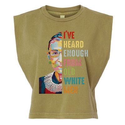 Rbg IVe Heard Enough Garment-Dyed Women's Muscle Tee