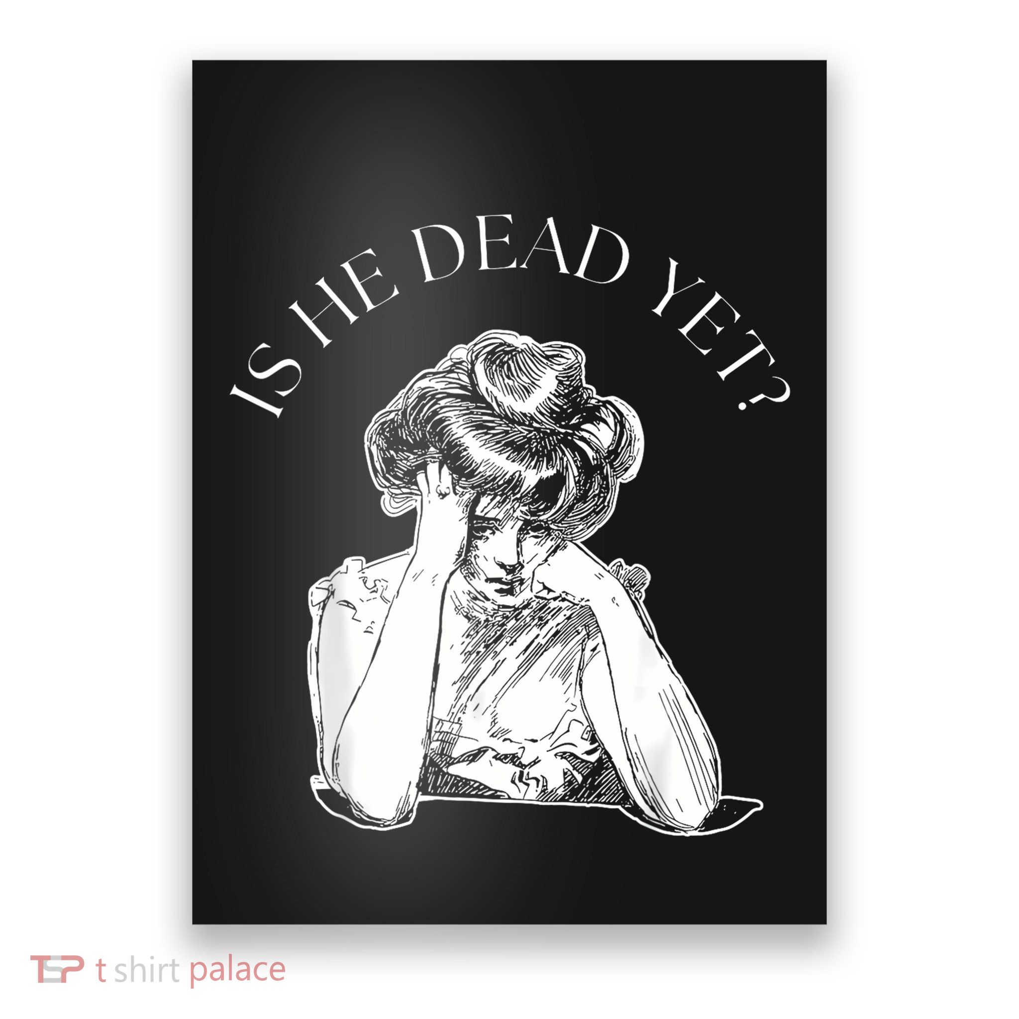 Retro Is He Dead Yet Anti Fascism Poster