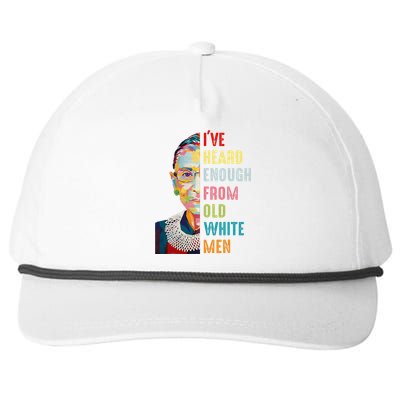 Rbg Ive Heard Enough From Old White Women Feminist Snapback Five-Panel Rope Hat