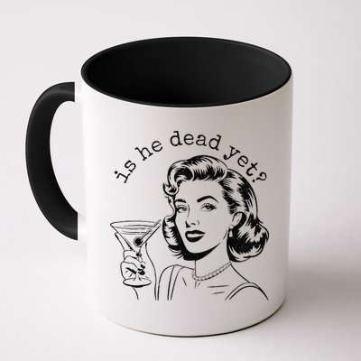 Retro Is He Dead Yet Anti Fascism Mug