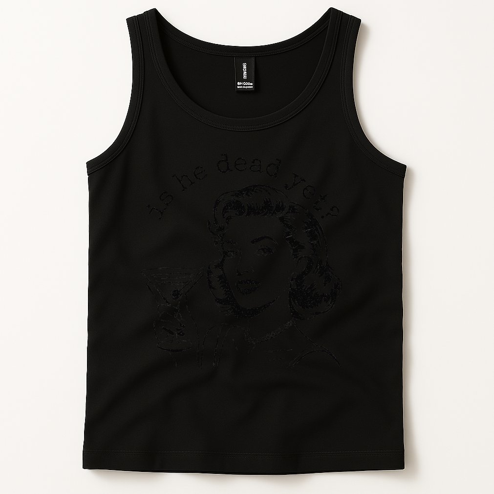 Retro Is He Dead Yet Anti Fascism Tank Top