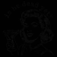 Retro Is He Dead Yet Anti Fascism Cropped Pullover Crew
