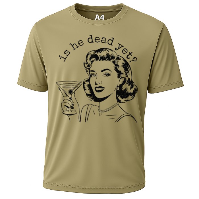 Retro Is He Dead Yet Anti Fascism Cooling Performance Crew T-Shirt