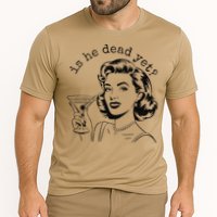 Retro Is He Dead Yet Anti Fascism Cooling Performance Crew T-Shirt