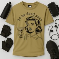 Retro Is He Dead Yet Anti Fascism Cooling Performance Crew T-Shirt