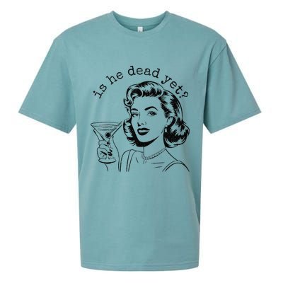 Retro Is He Dead Yet Anti Fascism Sueded Cloud Jersey T-Shirt