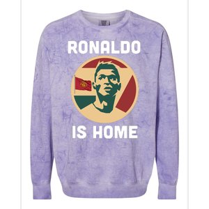 Ronaldo Is Home Manchester Colorblast Crewneck Sweatshirt