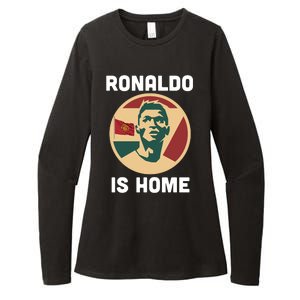 Ronaldo Is Home Manchester Womens CVC Long Sleeve Shirt