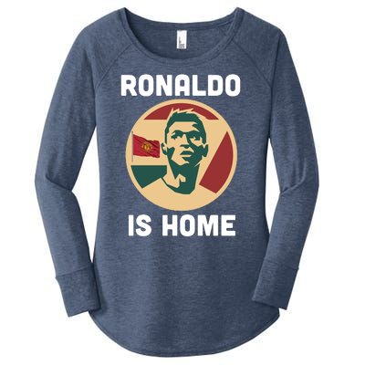 Ronaldo Is Home Manchester Women's Perfect Tri Tunic Long Sleeve Shirt