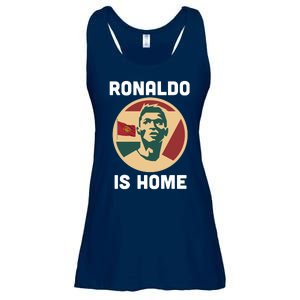 Ronaldo Is Home Manchester Ladies Essential Flowy Tank