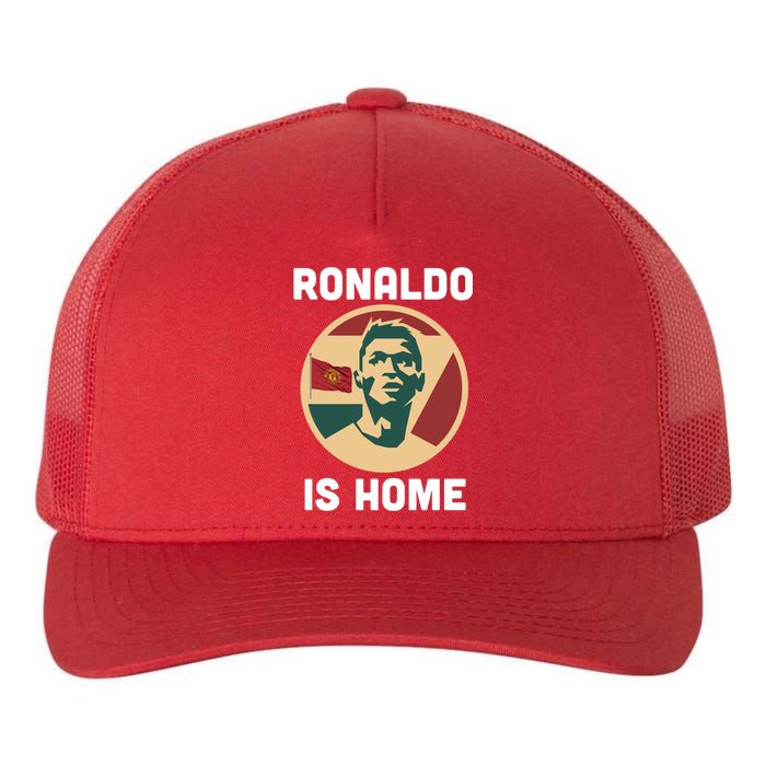 Ronaldo Is Home Manchester Yupoong Adult 5-Panel Trucker Hat