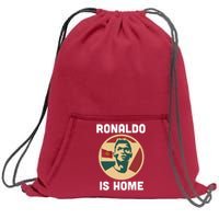 Ronaldo Is Home Manchester Sweatshirt Cinch Pack Bag