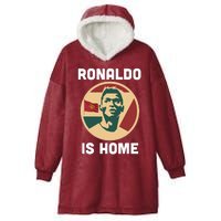 Ronaldo Is Home Manchester Hooded Wearable Blanket